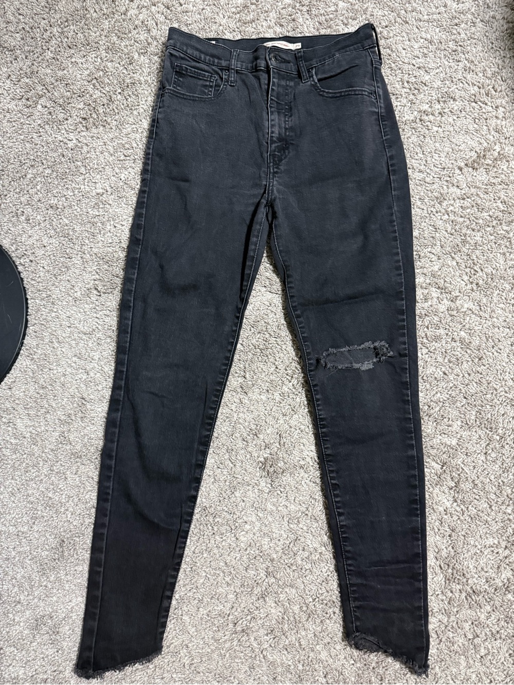 Levi’s Mile High Super Skinny Distressed Jeans — Size 29